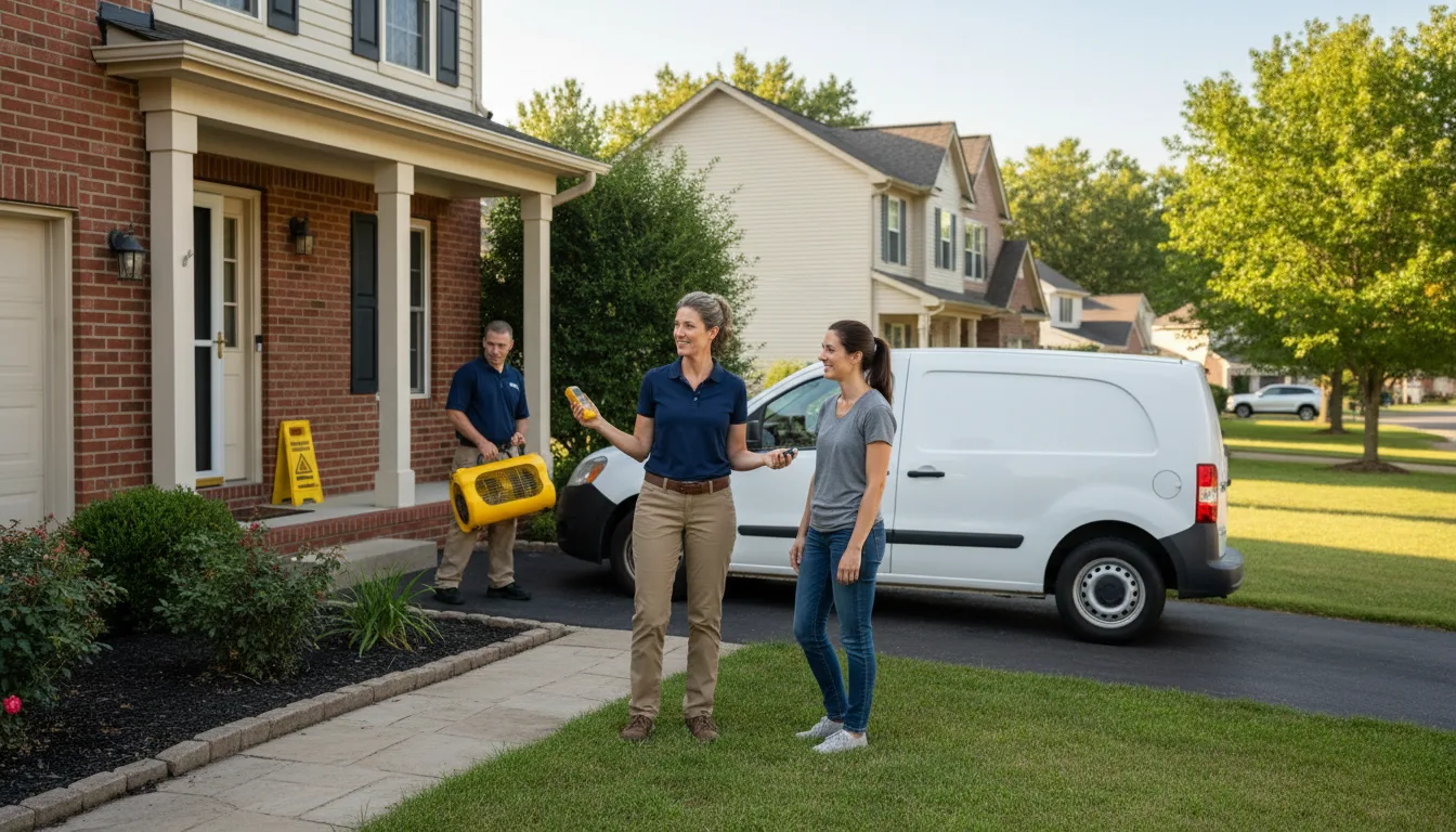 Residential water damage restoration in Green Valley, AZ